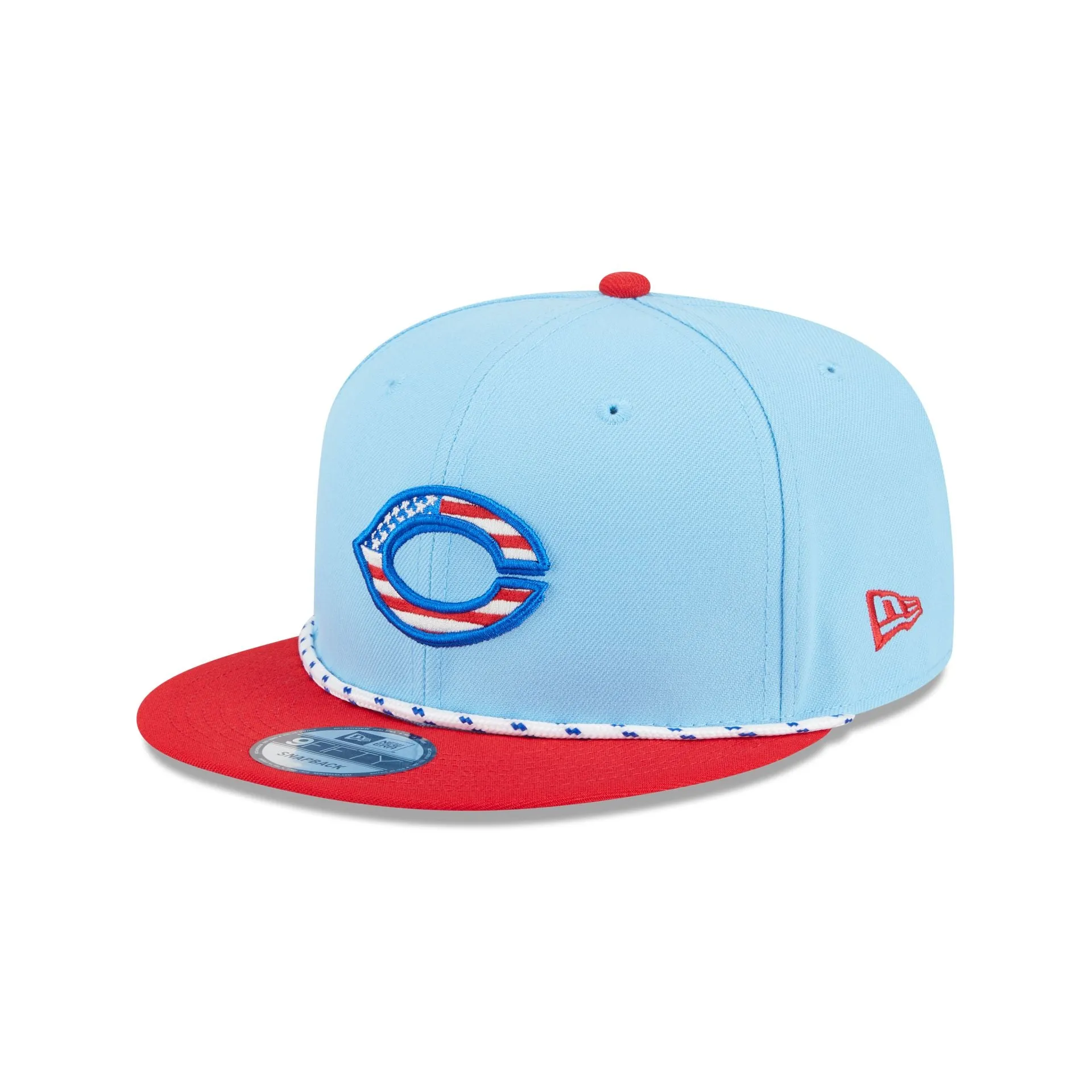 Cincinnati Reds Independence Day 2025 9FIFTY Snapback Hat sold by New Era