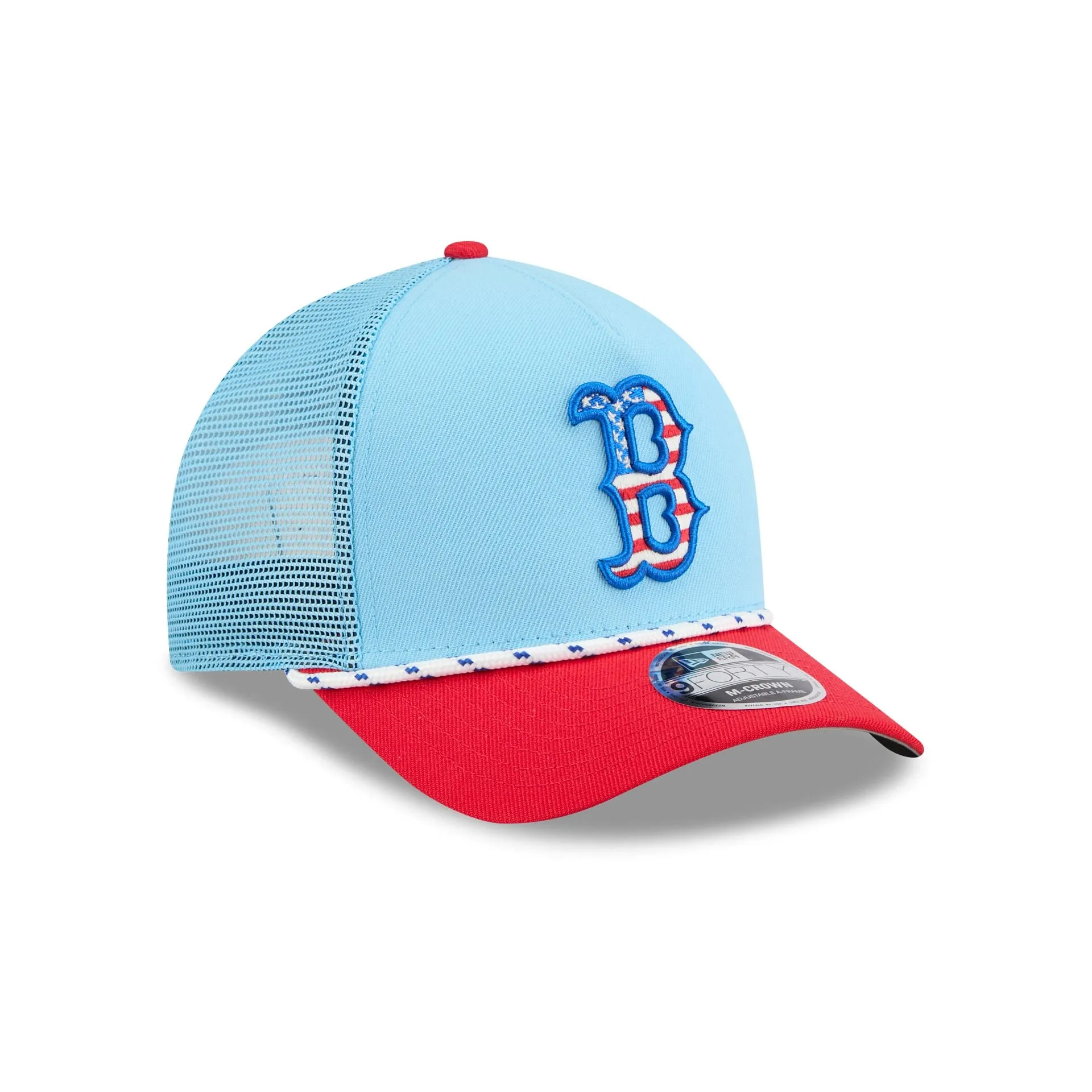 Boston Red Sox Independence Day 2025 9FORTY M-Crown A-Frame Trucker Hat sold by New Era product image thumbnail 3