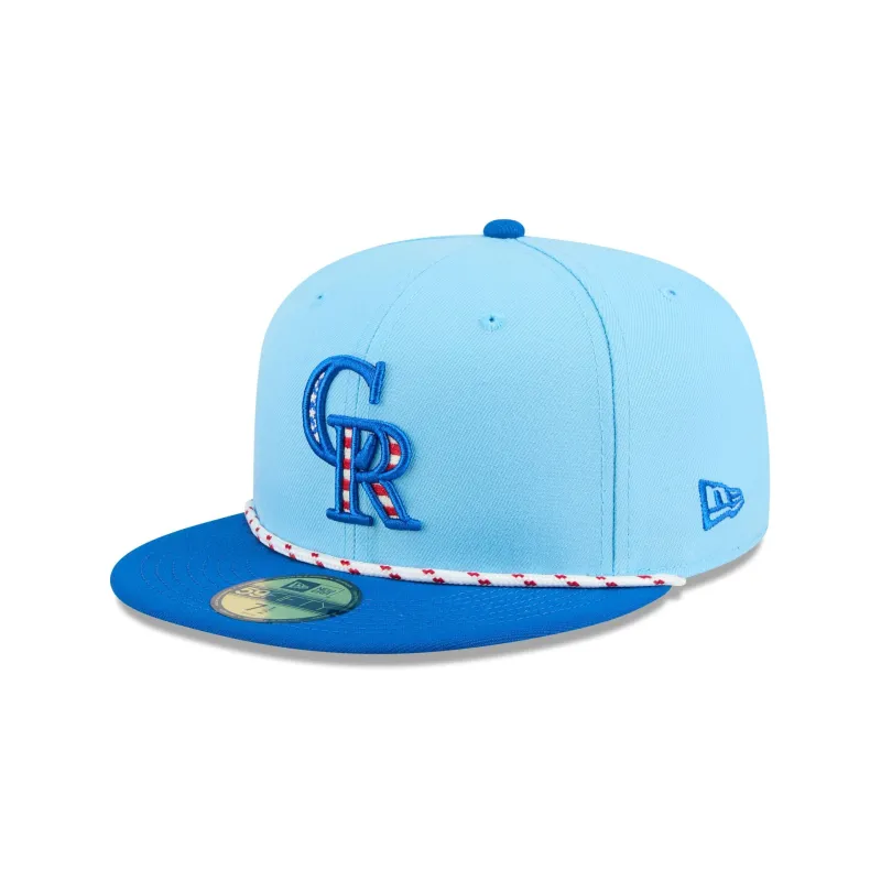 Colorado Rockies Independence Day 2025 59FIFTY Fitted Hat sold by New Era