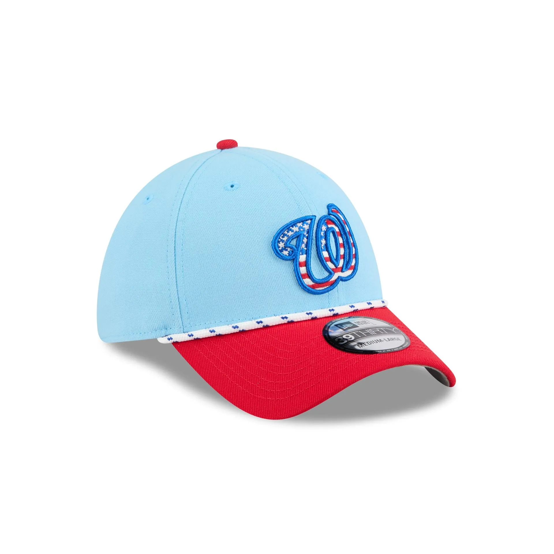 Washington Nationals Independence Day 2025 39THIRTY Stretch Fit Hat sold by New Era product image thumbnail 3