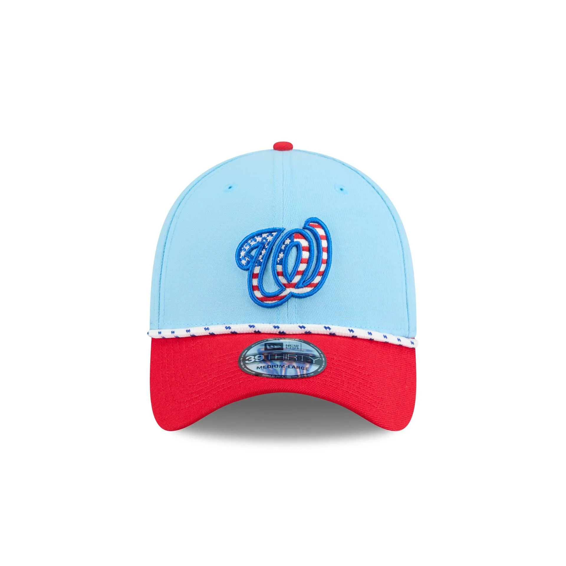 Washington Nationals Independence Day 2025 39THIRTY Stretch Fit Hat sold by New Era product image thumbnail 2