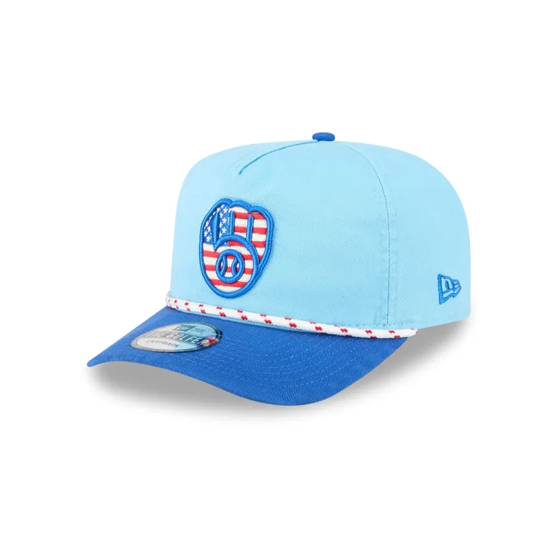 Milwaukee Brewers Independence Day 2025 Golfer Hat sold by New Era