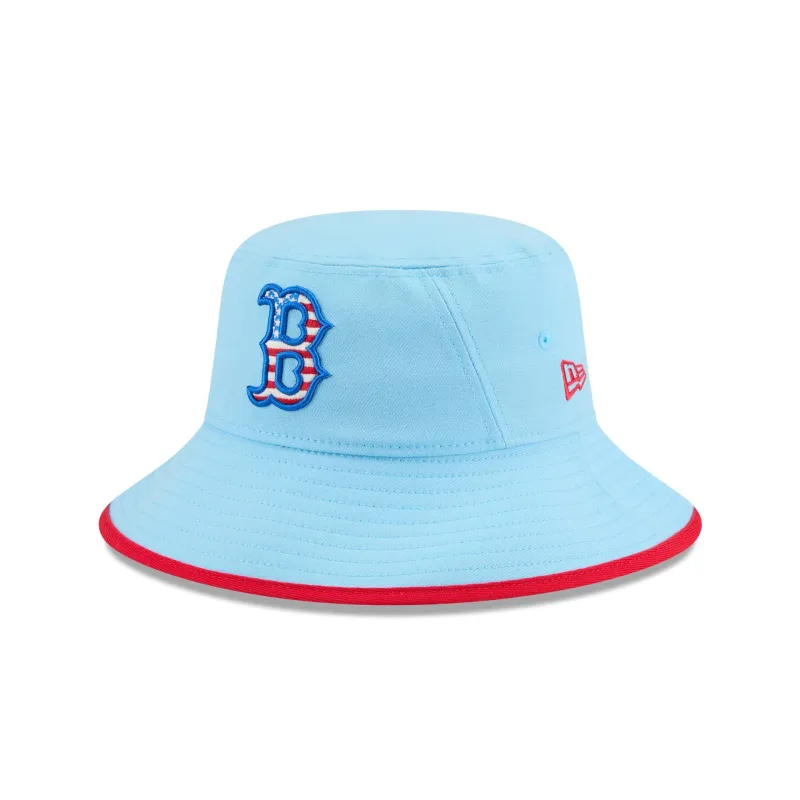 Boston Red Sox Independence Day 2025 Stretch Bucket Hat sold by New Era