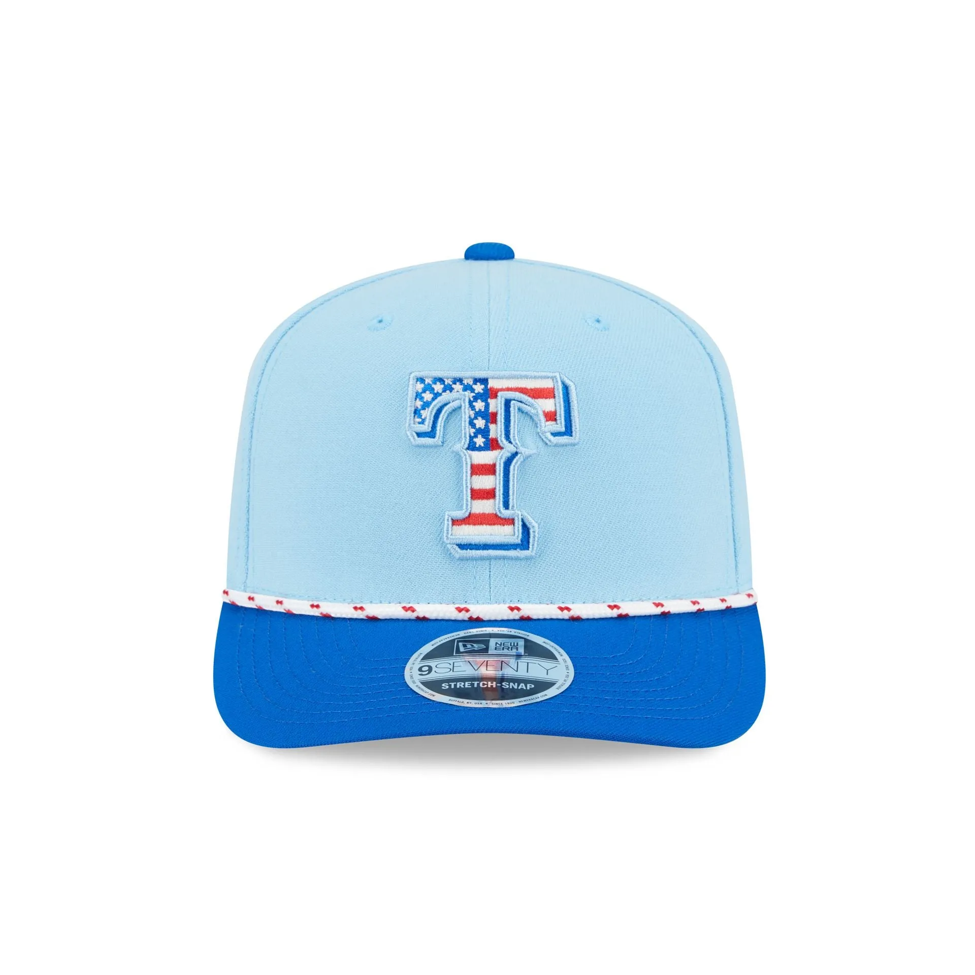 Texas Rangers Independence Day 2025 9SEVENTY Stretch-Snap Hat sold by New Era product image thumbnail 2