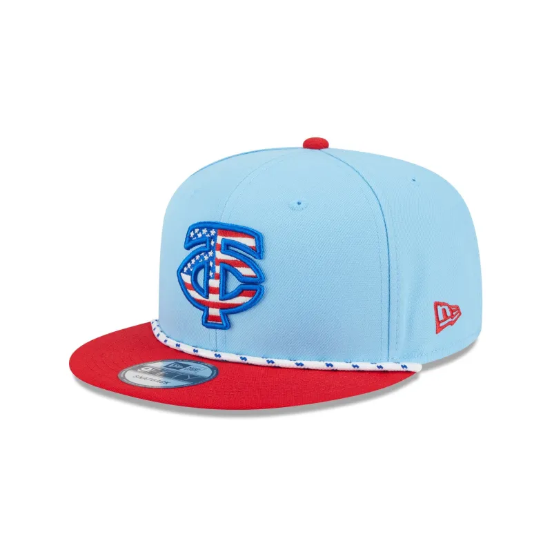 Minnesota Twins Independence Day 2025 9FIFTY Snapback Hat sold by New Era