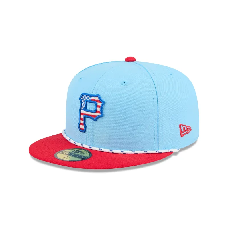 Pittsburgh Pirates Independence Day 2025 59FIFTY Fitted Hat sold by New Era