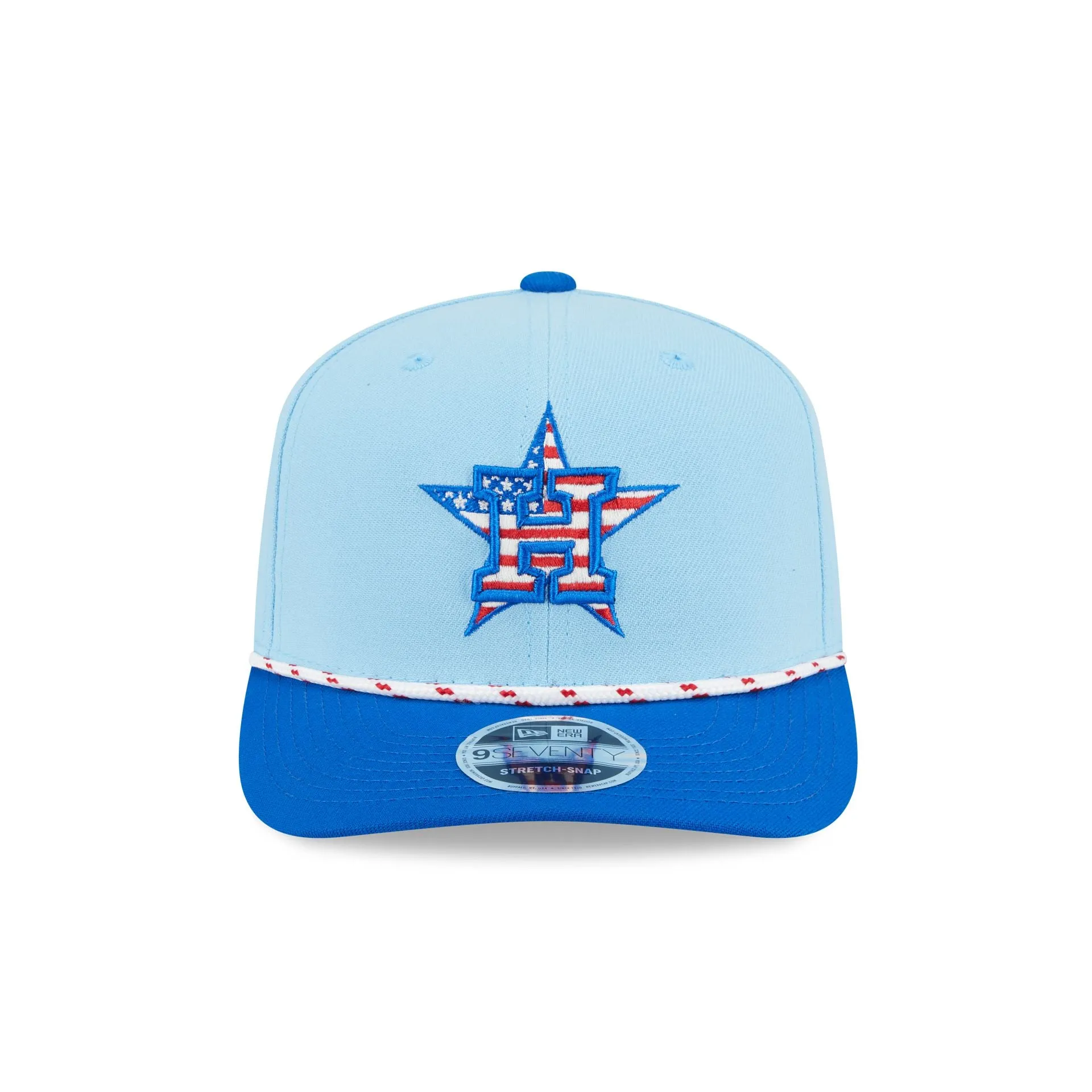 Houston Astros Independence Day 2025 9SEVENTY Stretch-Snap Hat sold by New Era product image thumbnail 2