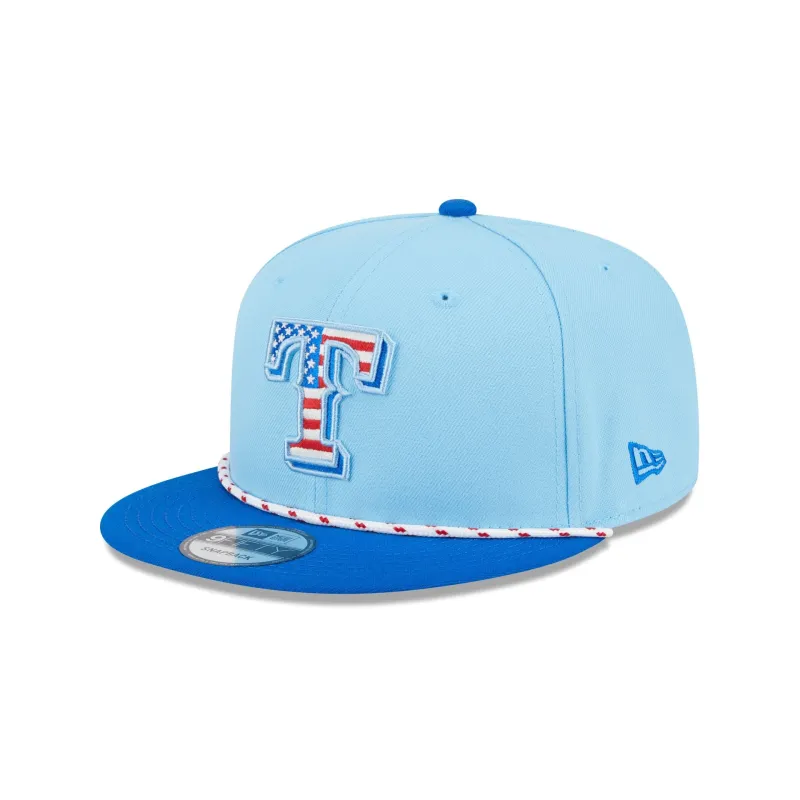 Texas Rangers Independence Day 2025 9FIFTY Snapback Hat sold by New Era