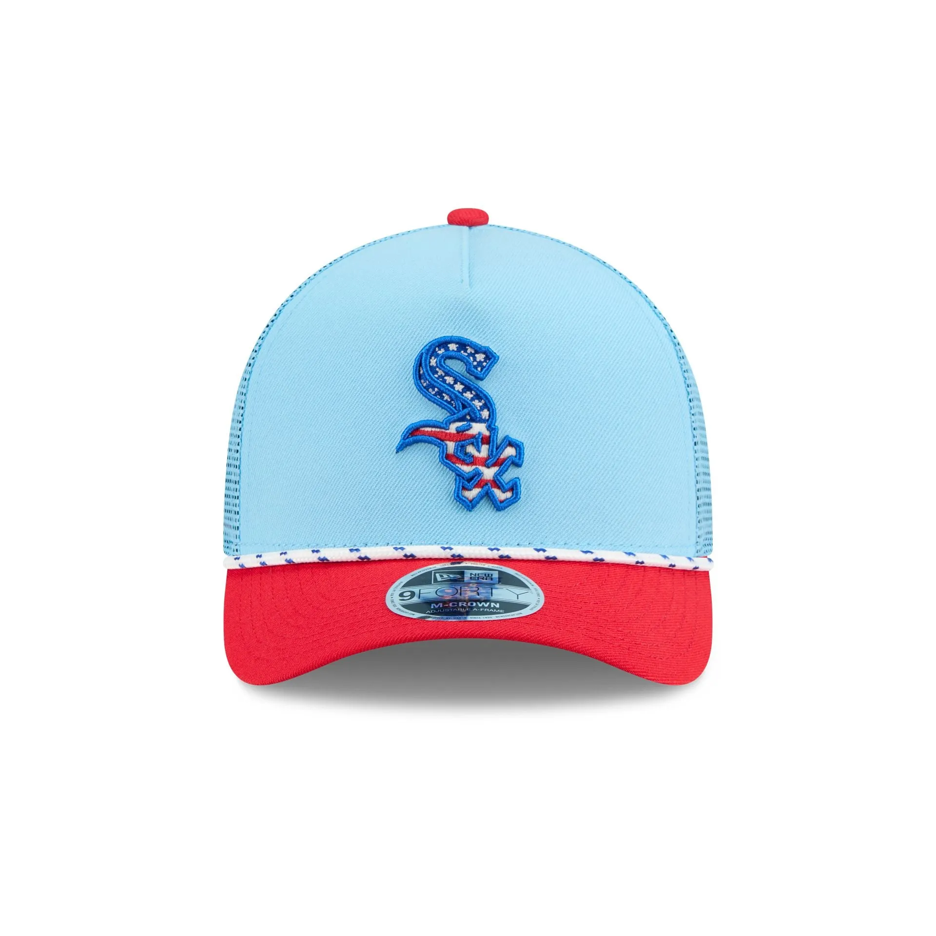 Chicago White Sox Independence Day 2025 9FORTY M-Crown A-Frame Trucker Hat sold by New Era product image thumbnail 2