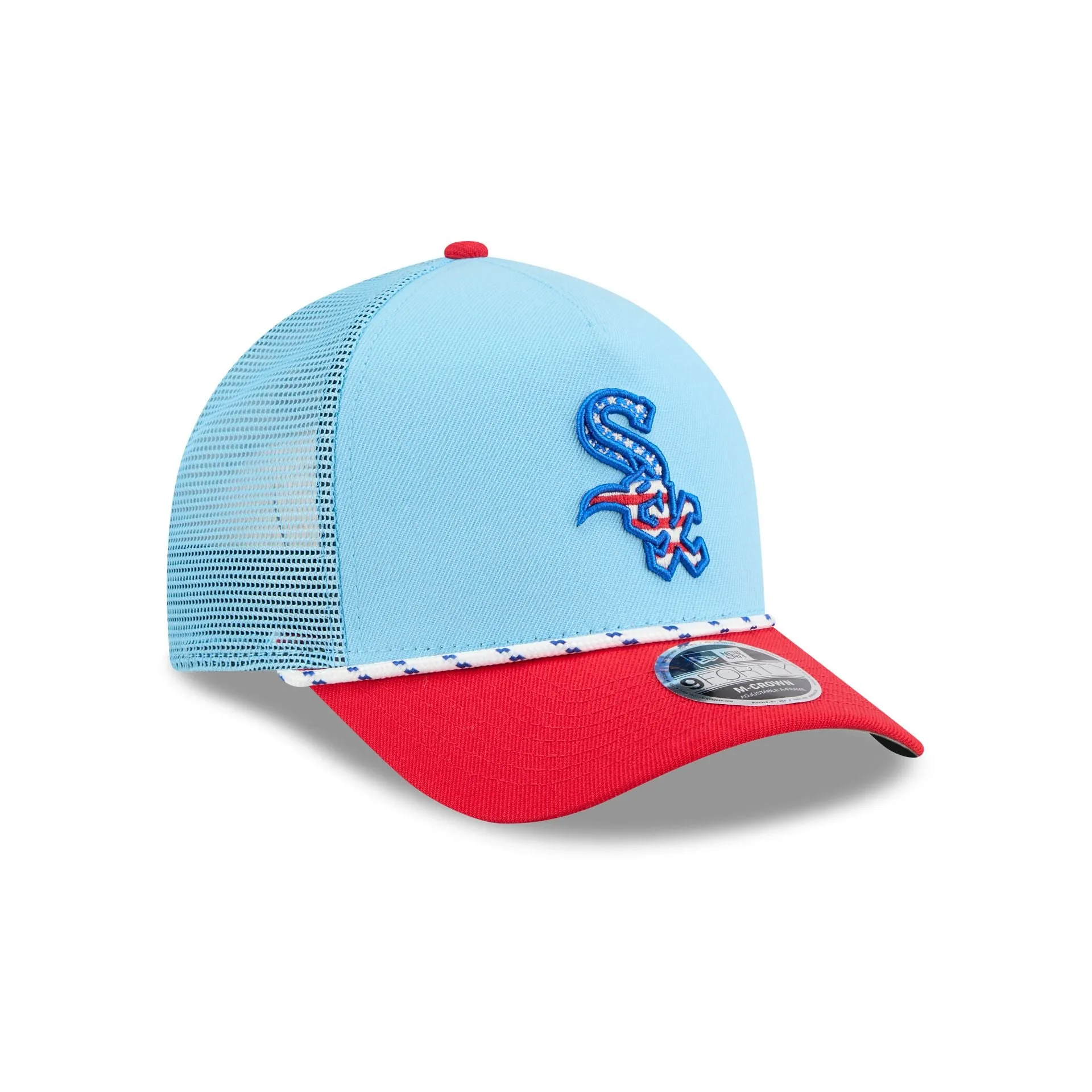 Chicago White Sox Independence Day 2025 9FORTY M-Crown A-Frame Trucker Hat sold by New Era product image thumbnail 3