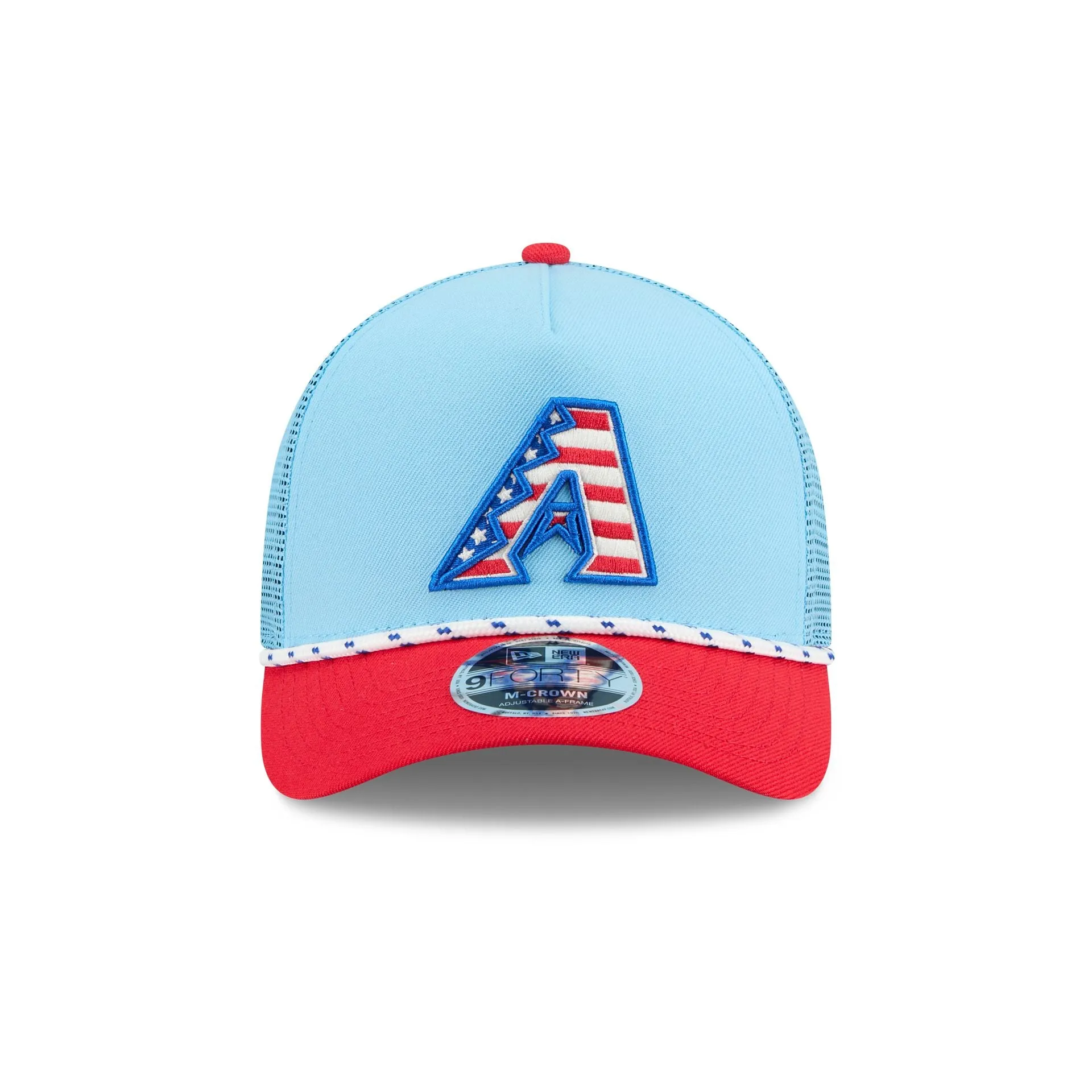 Arizona Diamondbacks Independence Day 2025 9FORTY M-Crown A-Frame Trucker Hat sold by New Era product image thumbnail 2