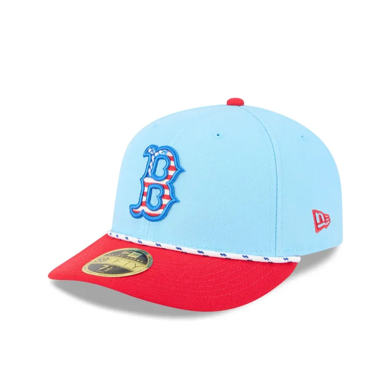 Boston Red Sox Independence Day 2025 Low Profile 59FIFTY Fitted Hat sold by New Era