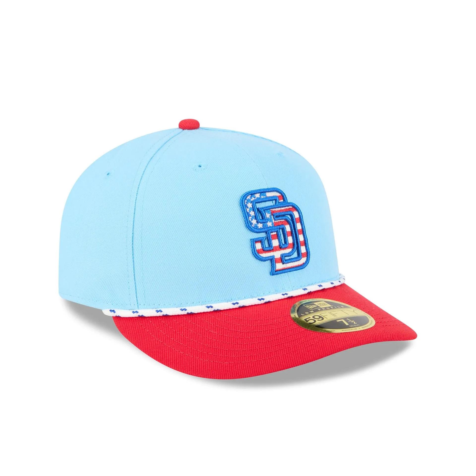 San Diego Padres Independence Day 2025 Low Profile 59FIFTY Fitted Hat sold by New Era product image thumbnail 3