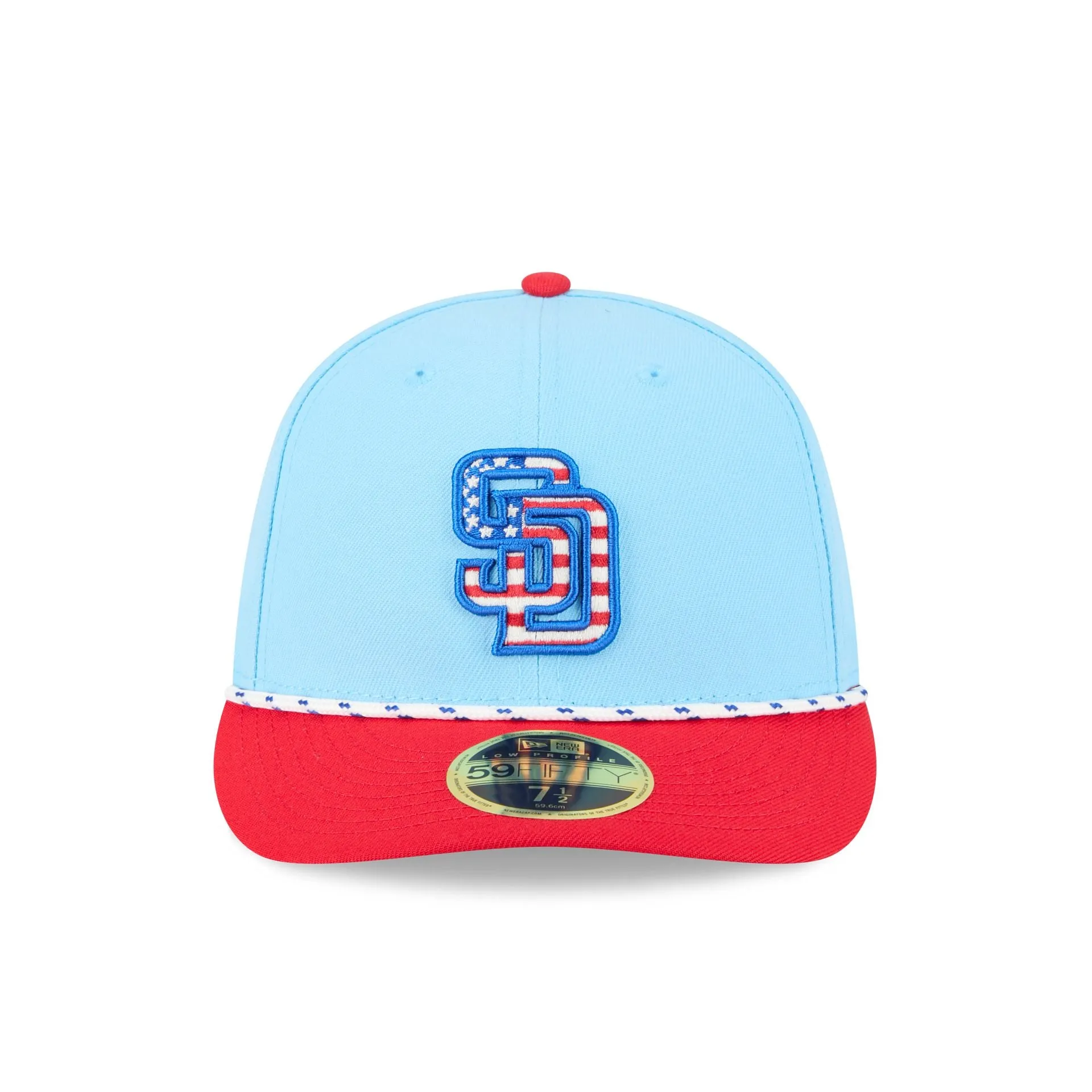 San Diego Padres Independence Day 2025 Low Profile 59FIFTY Fitted Hat sold by New Era product image thumbnail 2