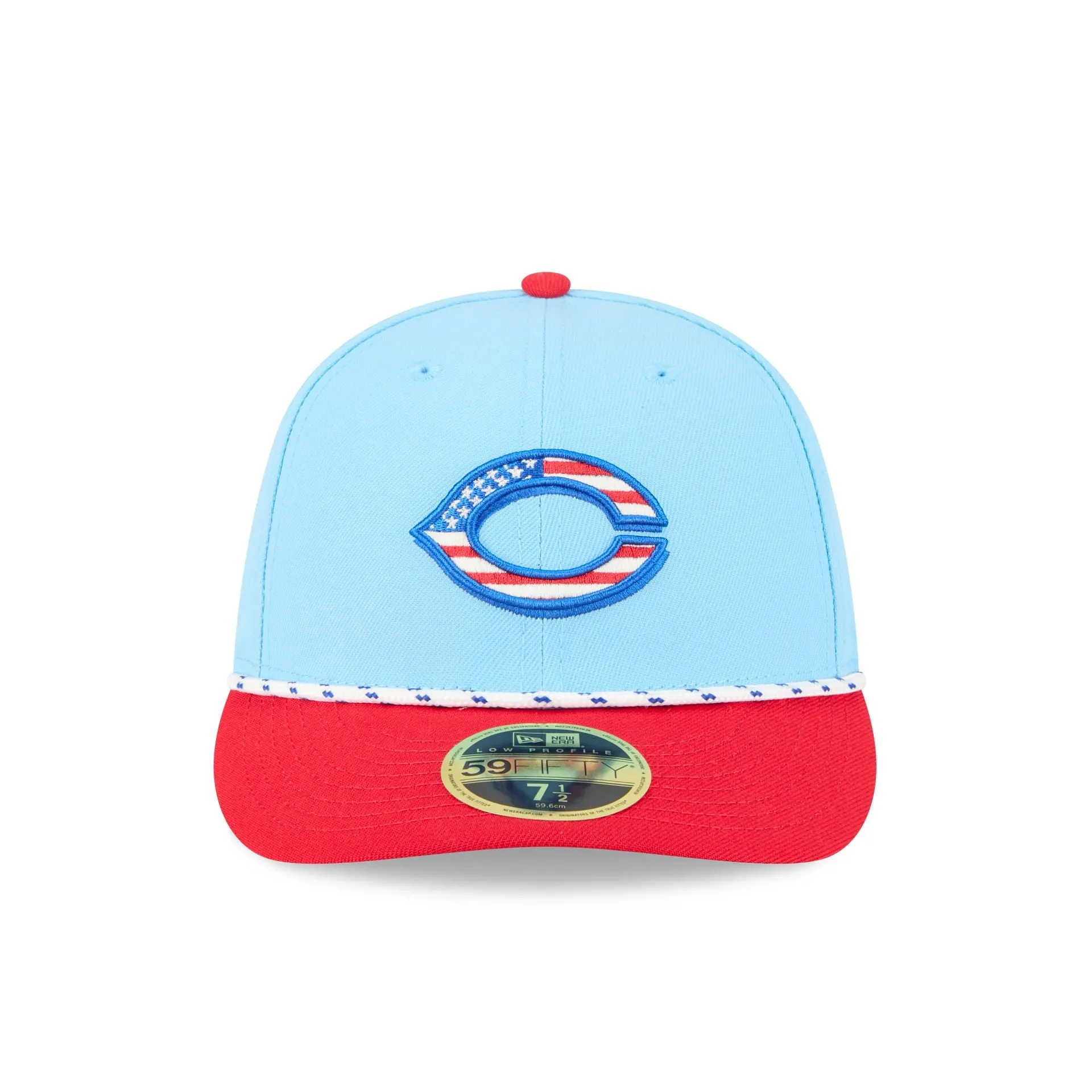 Cincinnati Reds Independence Day 2025 Low Profile 59FIFTY Fitted Hat sold by New Era product image thumbnail 2