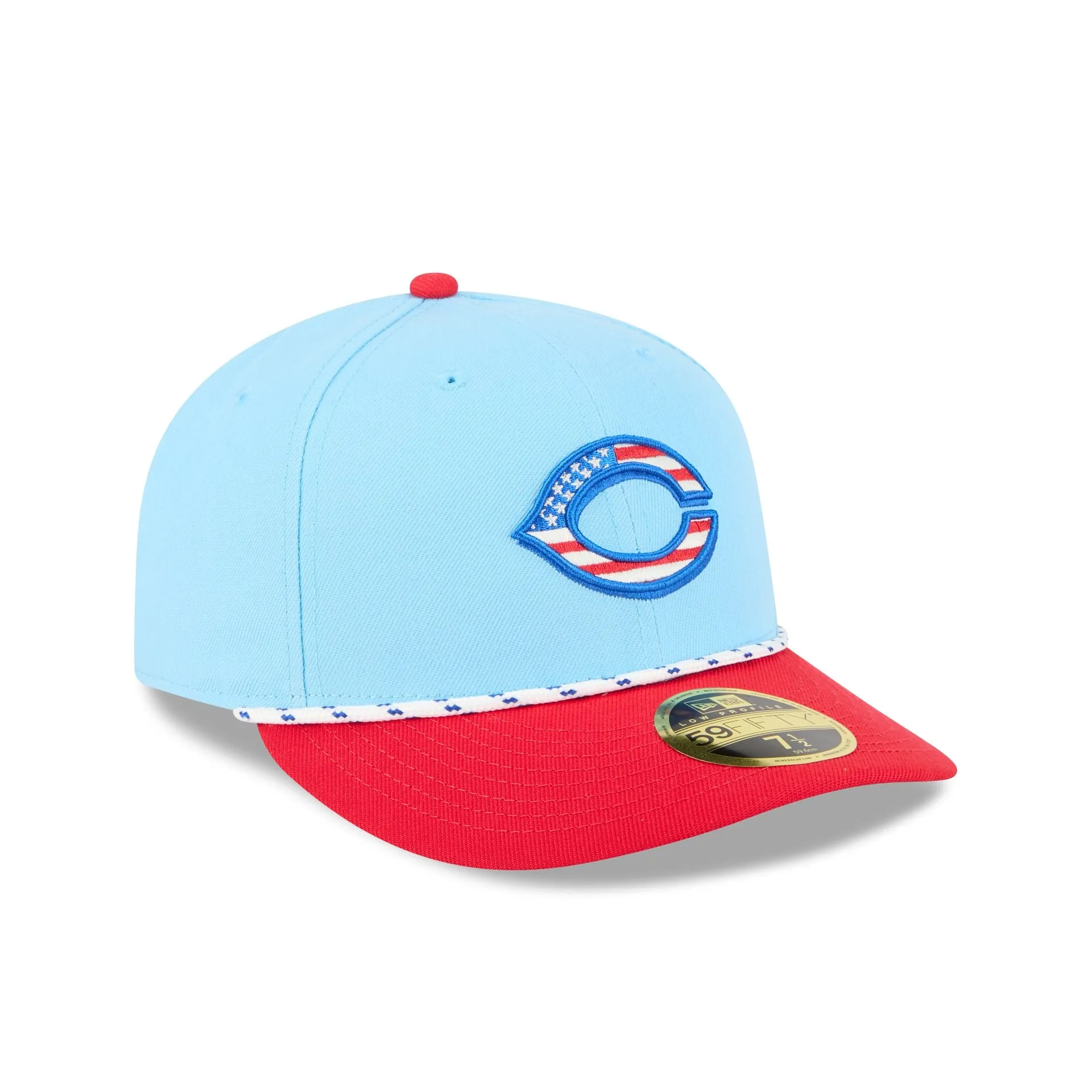 Cincinnati Reds Independence Day 2025 Low Profile 59FIFTY Fitted Hat sold by New Era product image thumbnail 3