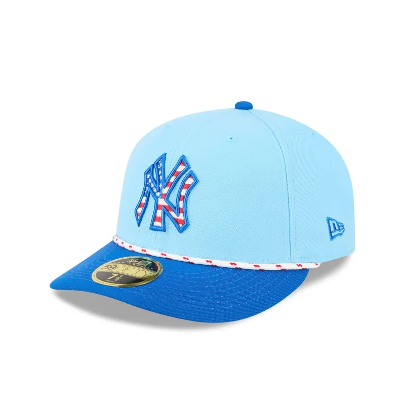 New York Yankees Independence Day 2025 Low Profile 59FIFTY Fitted Hat sold by New Era