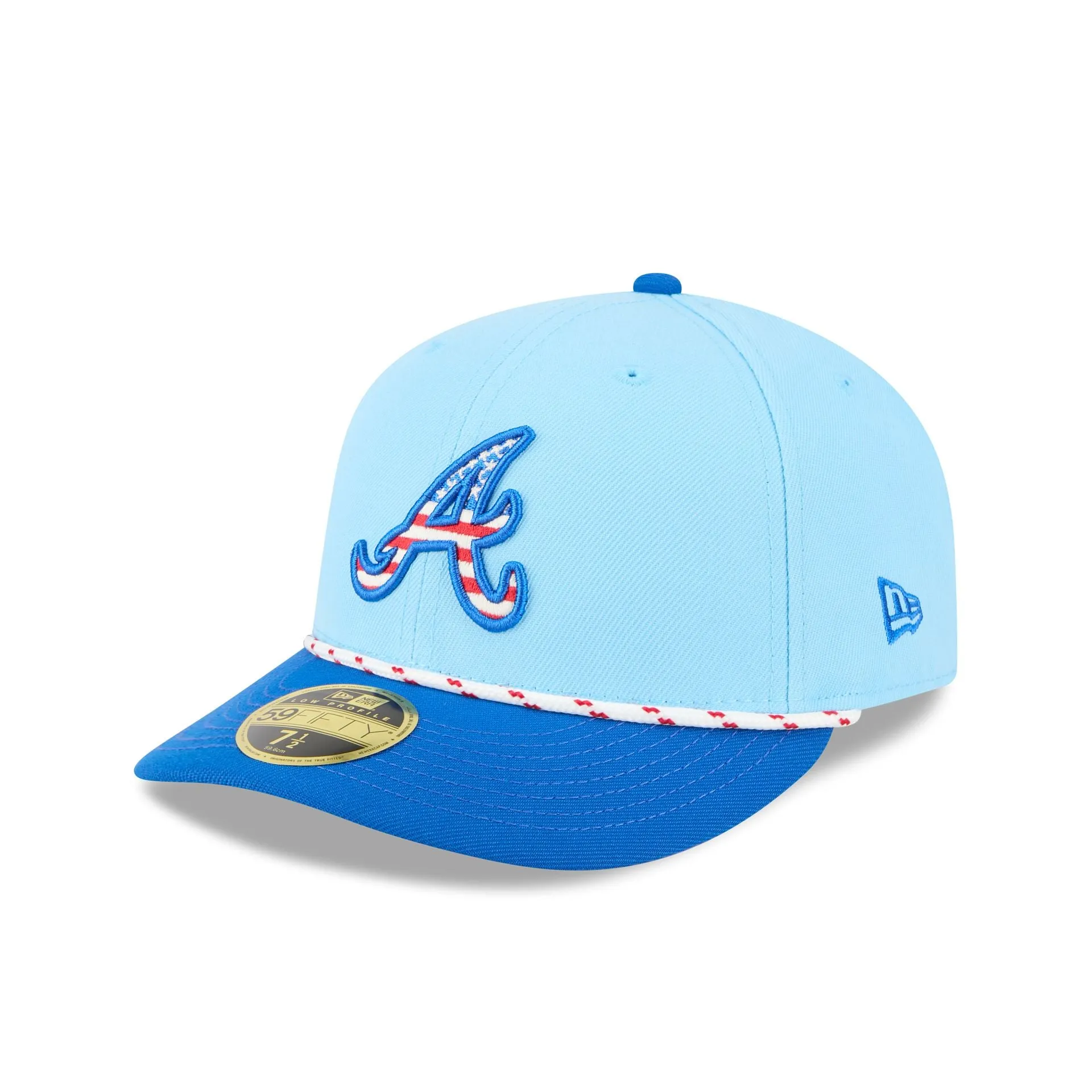 Atlanta Braves Independence Day 2025 Low Profile 59FIFTY Fitted Hat sold by New Era
