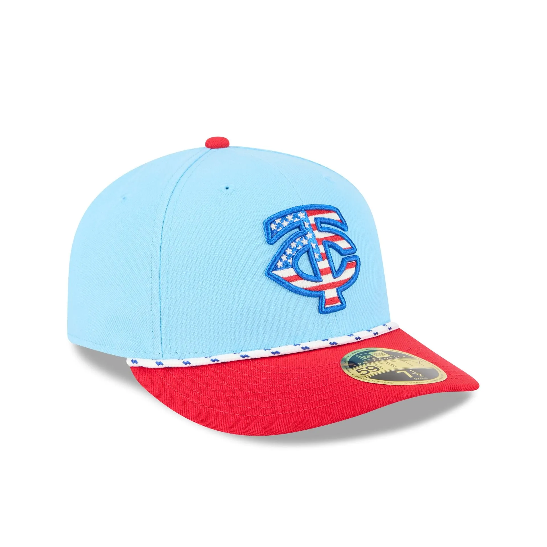 Minnesota Twins Independence Day 2025 Low Profile 59FIFTY Fitted Hat sold by New Era product image thumbnail 3