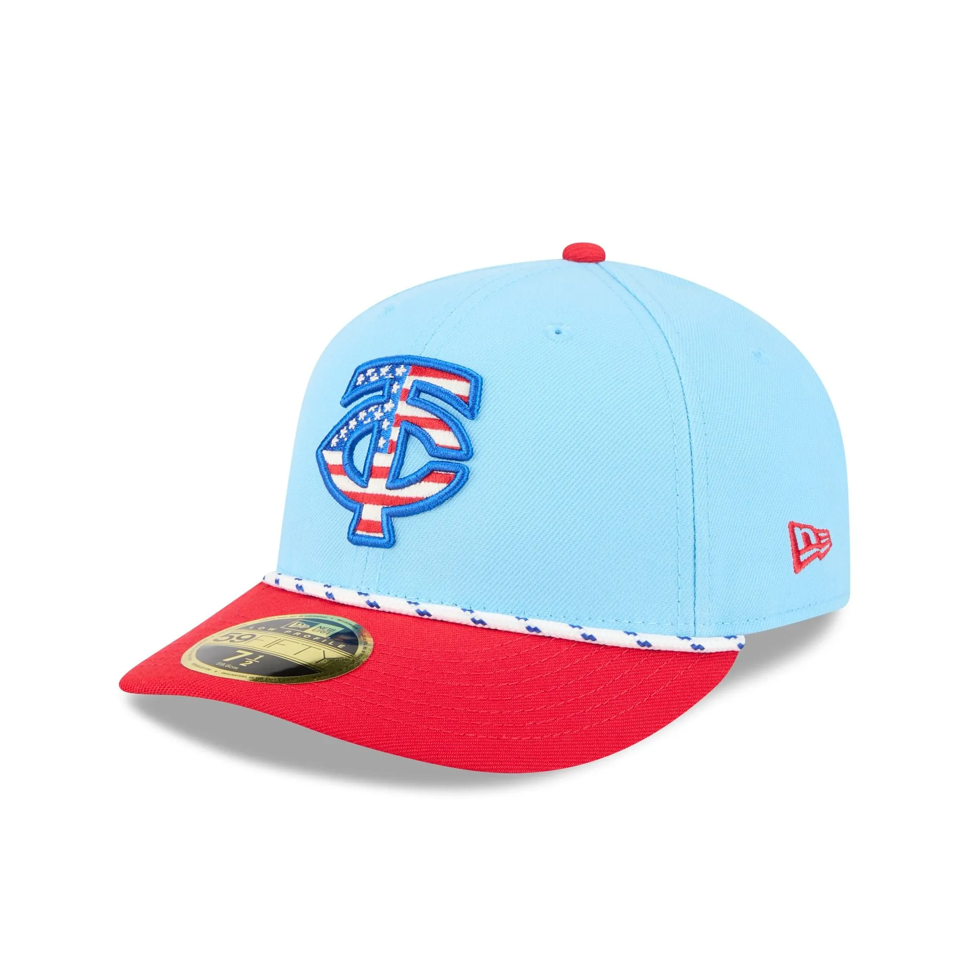 Minnesota Twins Independence Day 2025 Low Profile 59FIFTY Fitted Hat sold by New Era
