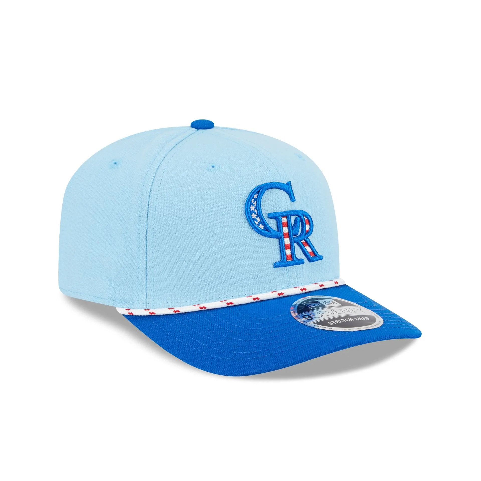 Colorado Rockies Independence Day 2025 9SEVENTY Stretch-Snap Hat sold by New Era product image thumbnail 3