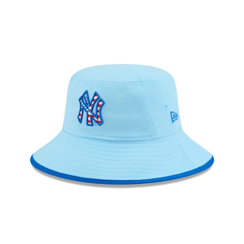 New York Yankees Independence Day 2025 Stretch Bucket Hat sold by New Era
