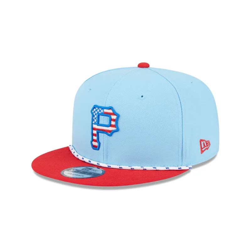 Pittsburgh Pirates Independence Day 2025 9FIFTY Snapback Hat sold by New Era