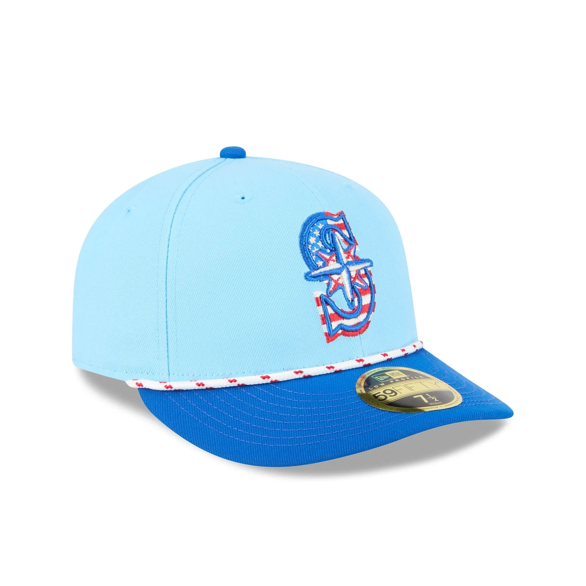 Seattle Mariners Independence Day 2025 Low Profile 59FIFTY Fitted Hat sold by New Era product image thumbnail 3