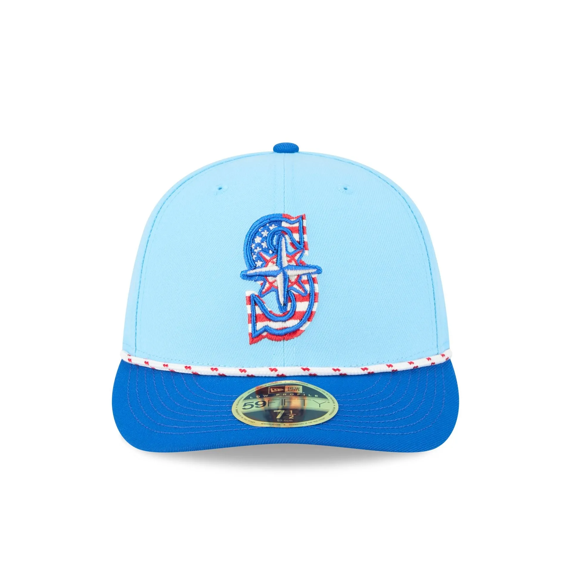 Seattle Mariners Independence Day 2025 Low Profile 59FIFTY Fitted Hat sold by New Era product image thumbnail 2
