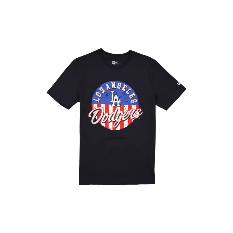 Los Angeles Dodgers Independence Day 2025 Navy T-Shirt made by New Era
