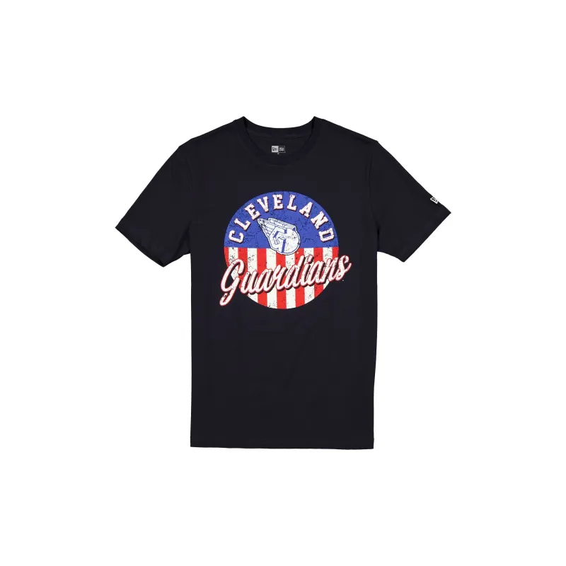 Cleveland Guardians Independence Day 2025 Navy T-Shirt sold by New Era