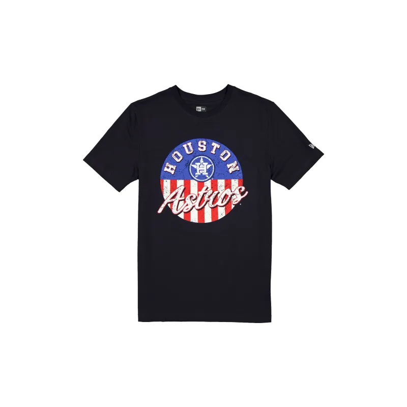 Houston Astros Independence Day 2025 Navy T-Shirt sold by New Era