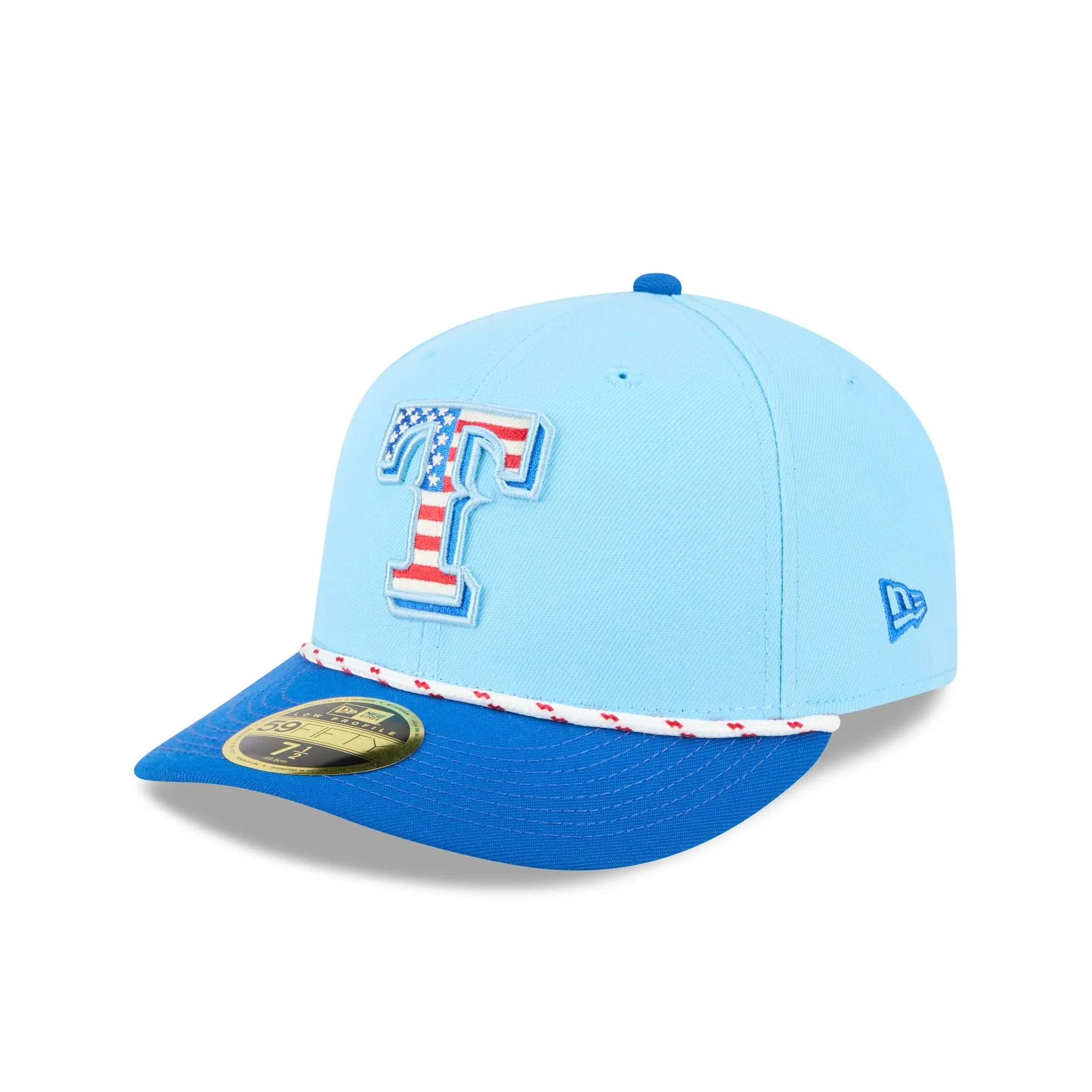 Texas Rangers Independence Day 2025 Low Profile 59FIFTY Fitted Hat sold by New Era