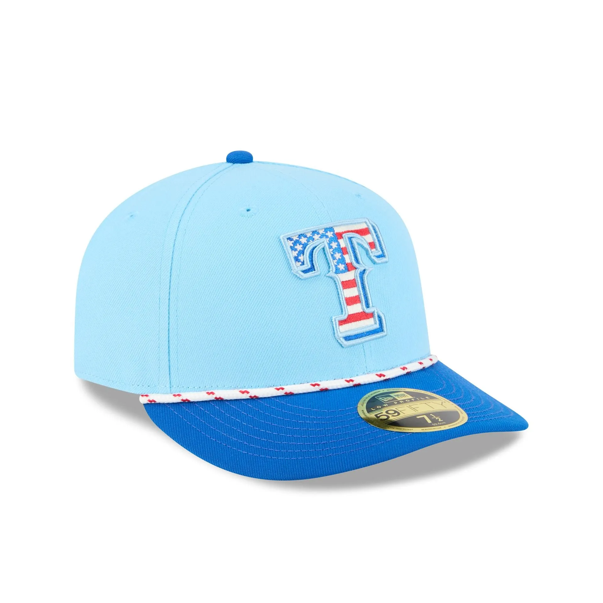Texas Rangers Independence Day 2025 Low Profile 59FIFTY Fitted Hat sold by New Era product image thumbnail 3