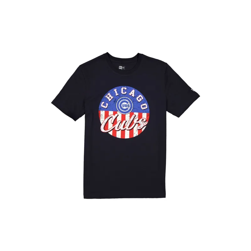 Chicago Cubs Independence Day 2025 Navy T-Shirt sold by New Era