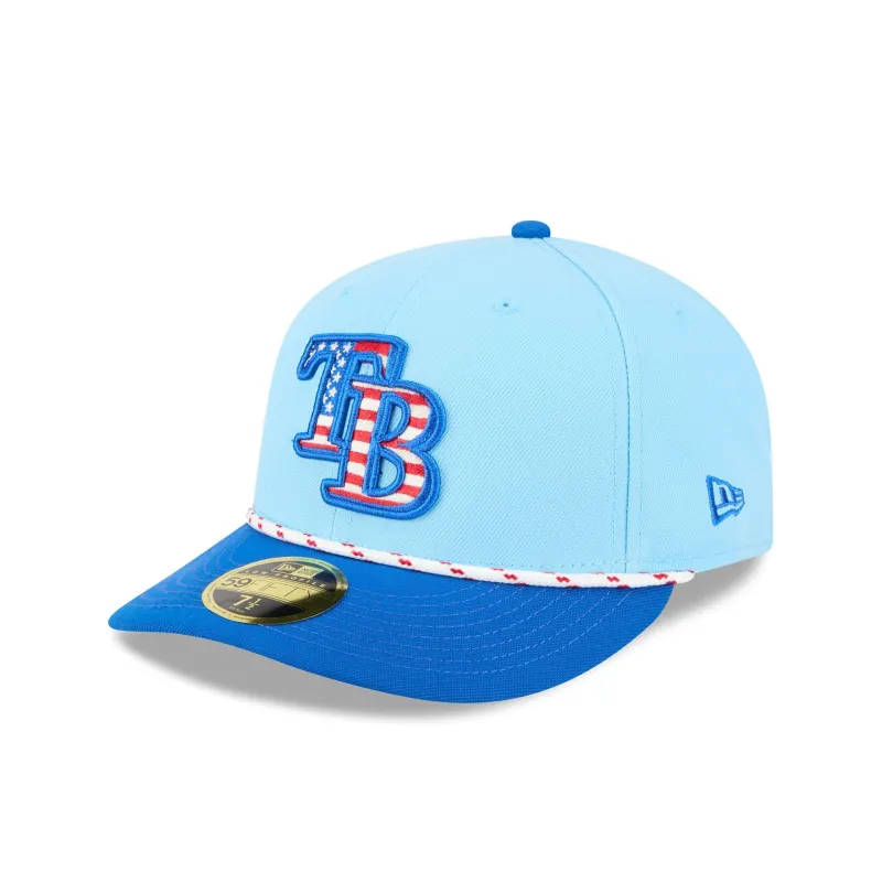 Tampa Bay Rays Independence Day 2025 Low Profile 59FIFTY Fitted Hat sold by New Era