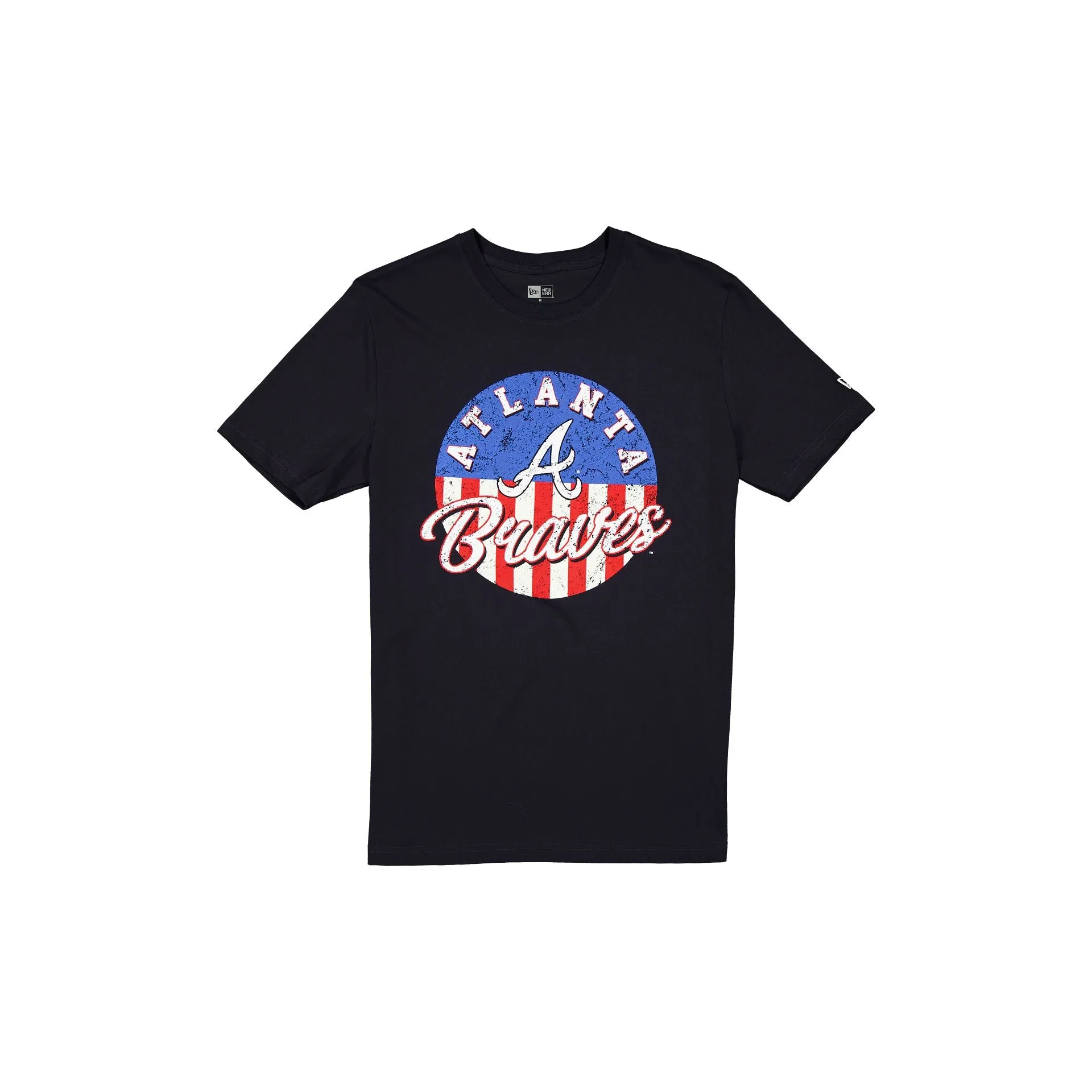 Atlanta Braves Independence Day 2025 Navy T-Shirt sold by New Era