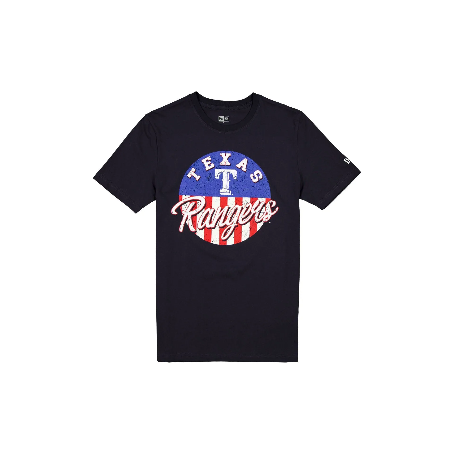 Texas Rangers Independence Day 2025 Navy T-Shirt sold by New Era