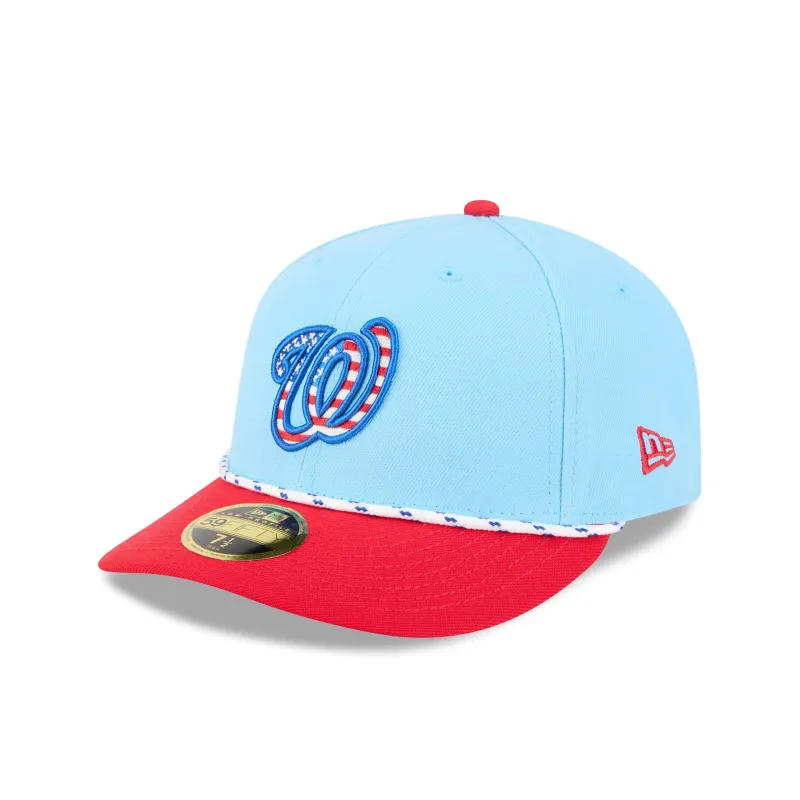 Washington Nationals Independence Day 2025 Low Profile 59FIFTY Fitted Hat sold by New Era