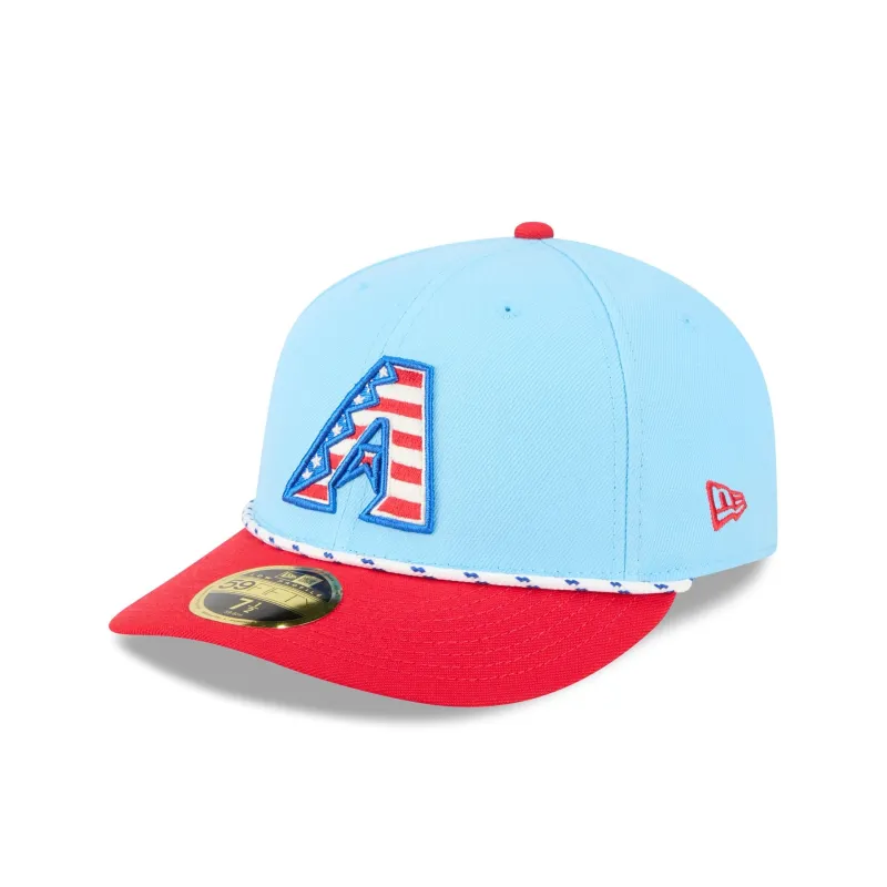 Arizona Diamondbacks Independence Day 2025 Low Profile 59FIFTY Fitted Hat sold by New Era