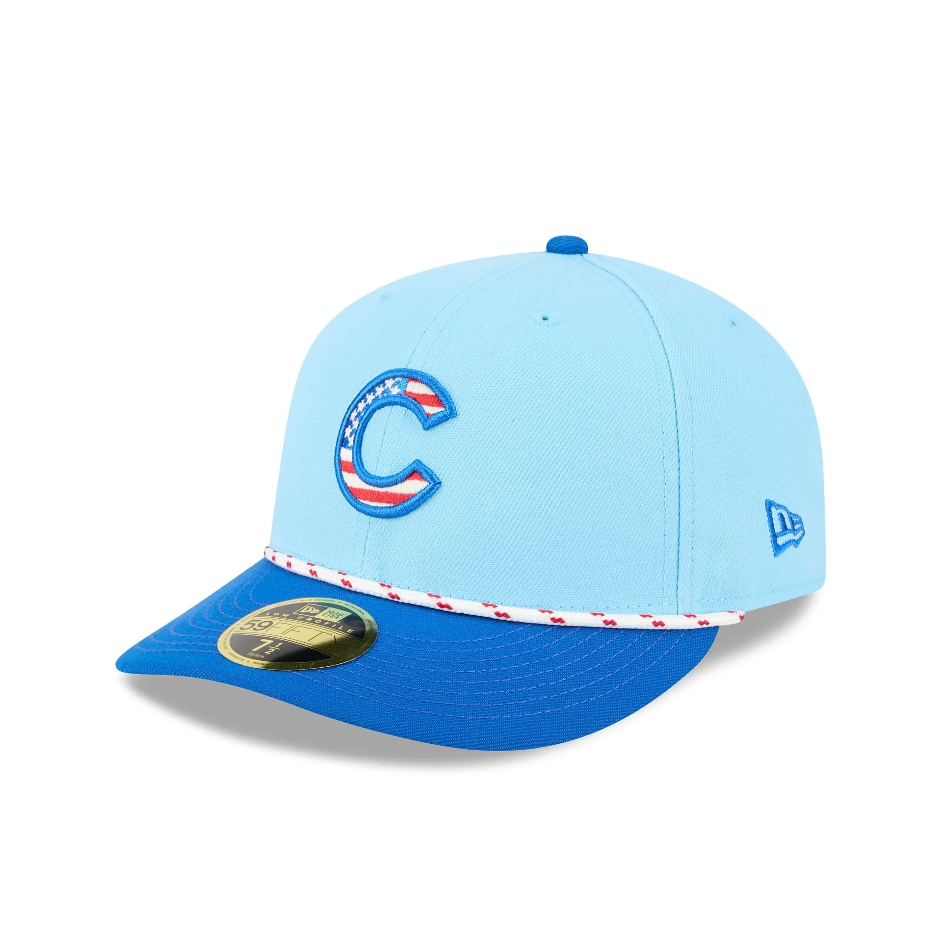 Chicago Cubs Independence Day 2025 Low Profile 59FIFTY Fitted Hat sold by New Era