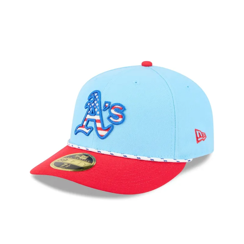 Athletics Independence Day 2025 Low Profile 59FIFTY Fitted Hat sold by New Era