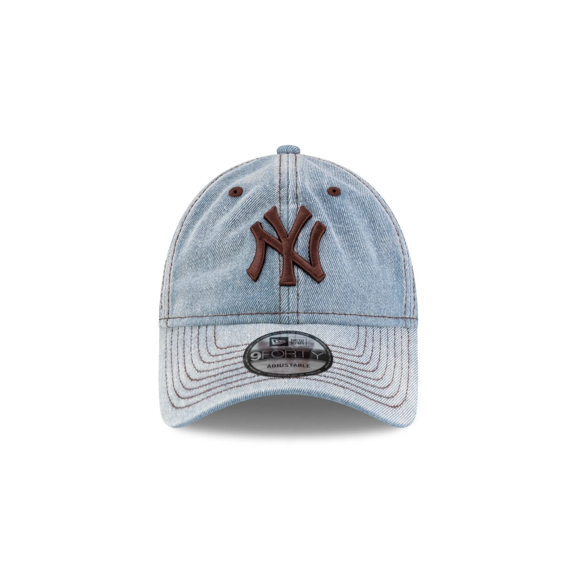 New York Yankees Light Blue Denim 9FORTY Adjustable Hat sold by New Era product image thumbnail 2