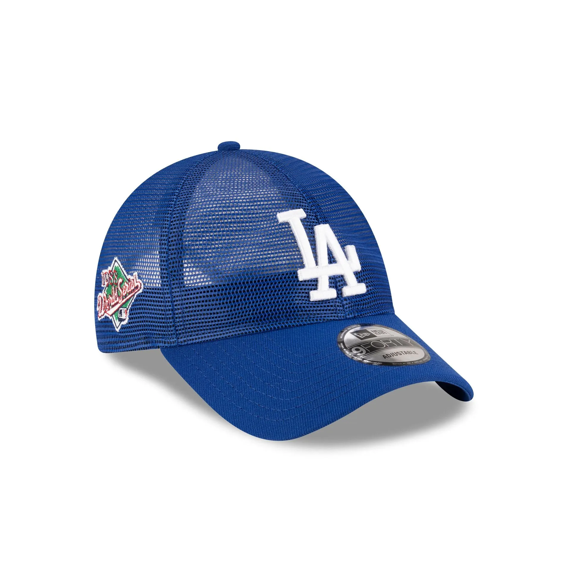 Los Angeles Dodgers Royal Blue Mesh 9FORTY Snapback Hat sold by New Era