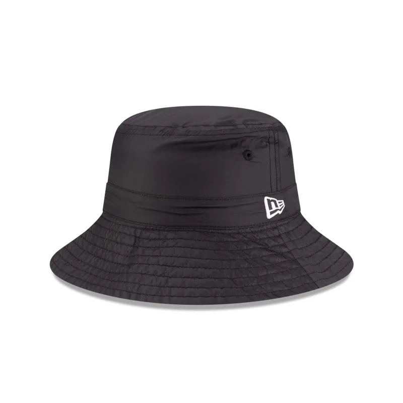 New Era Cap Packable Ripstop Black Bucket Hat sold by New Era