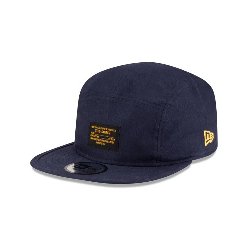 New Era Cap Navy Nylon Camper Strapback Hat sold by New Era