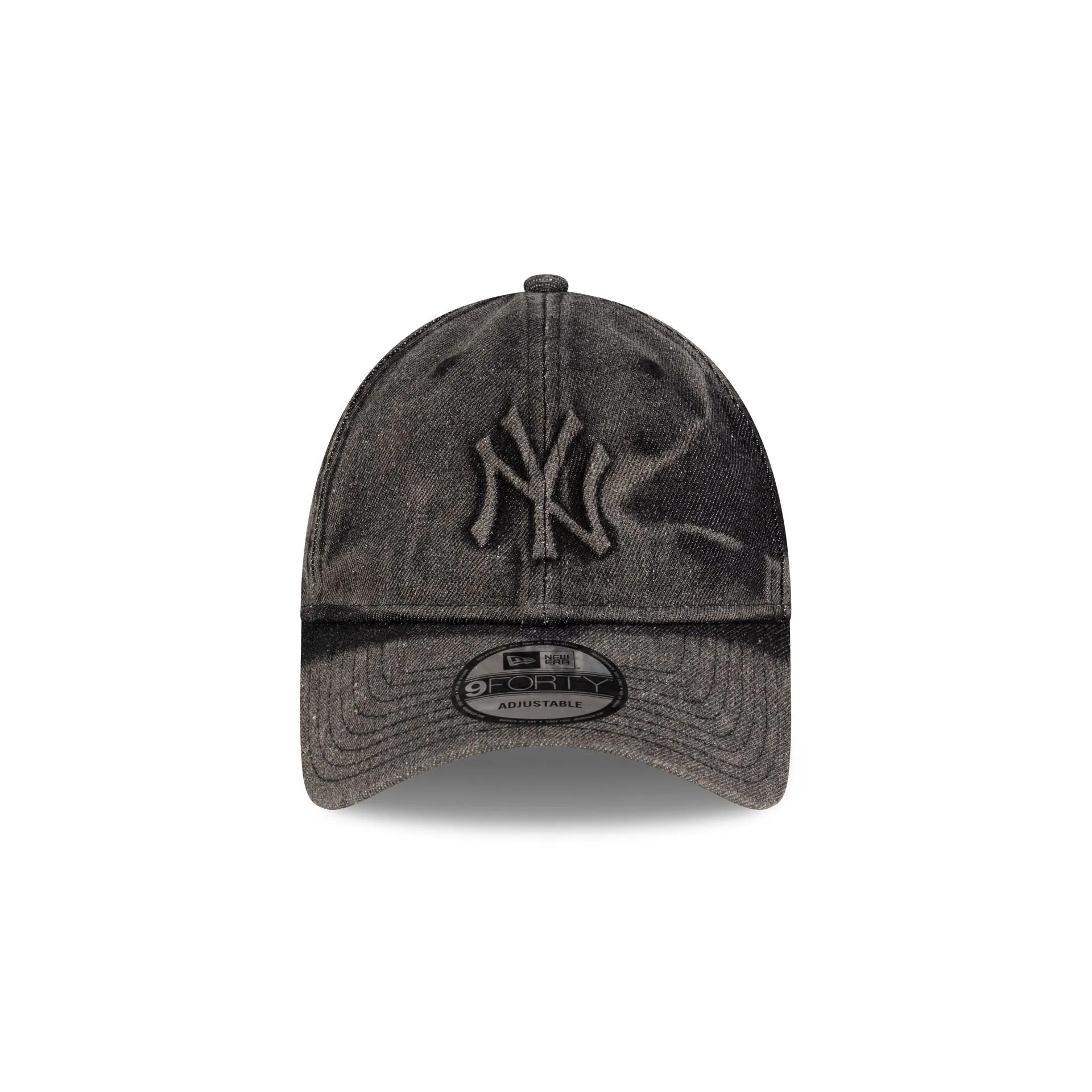New York Yankees Embo Black Denim 9FORTY Adjustable Hat sold by New Era product image thumbnail 2