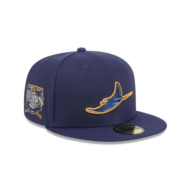 Tampa Bay Rays Blue Tartan 59FIFTY Fitted Hat sold by New Era