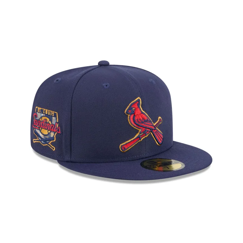 St. Louis Cardinals Blue Tartan 59FIFTY Fitted Hat sold by New Era