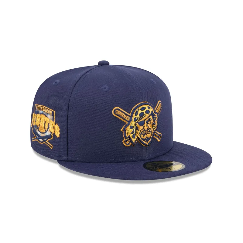 Pittsburgh Pirates Blue Tartan 59FIFTY Fitted Hat sold by New Era